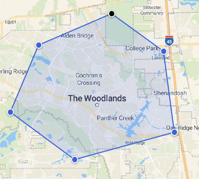 HelloMail target area map